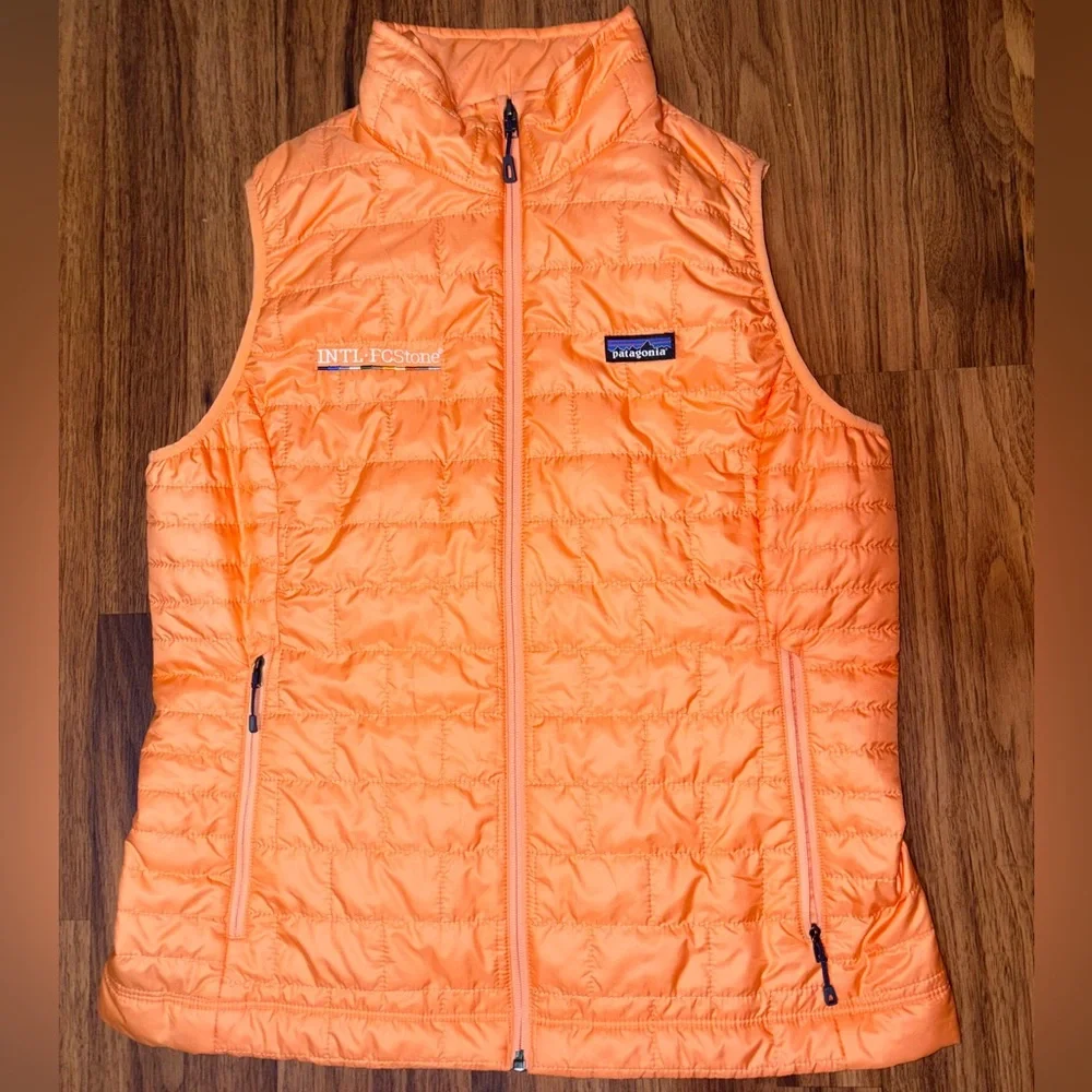 Patagonia Vibrant Orange Quilted Vest - Picture 2 of 8